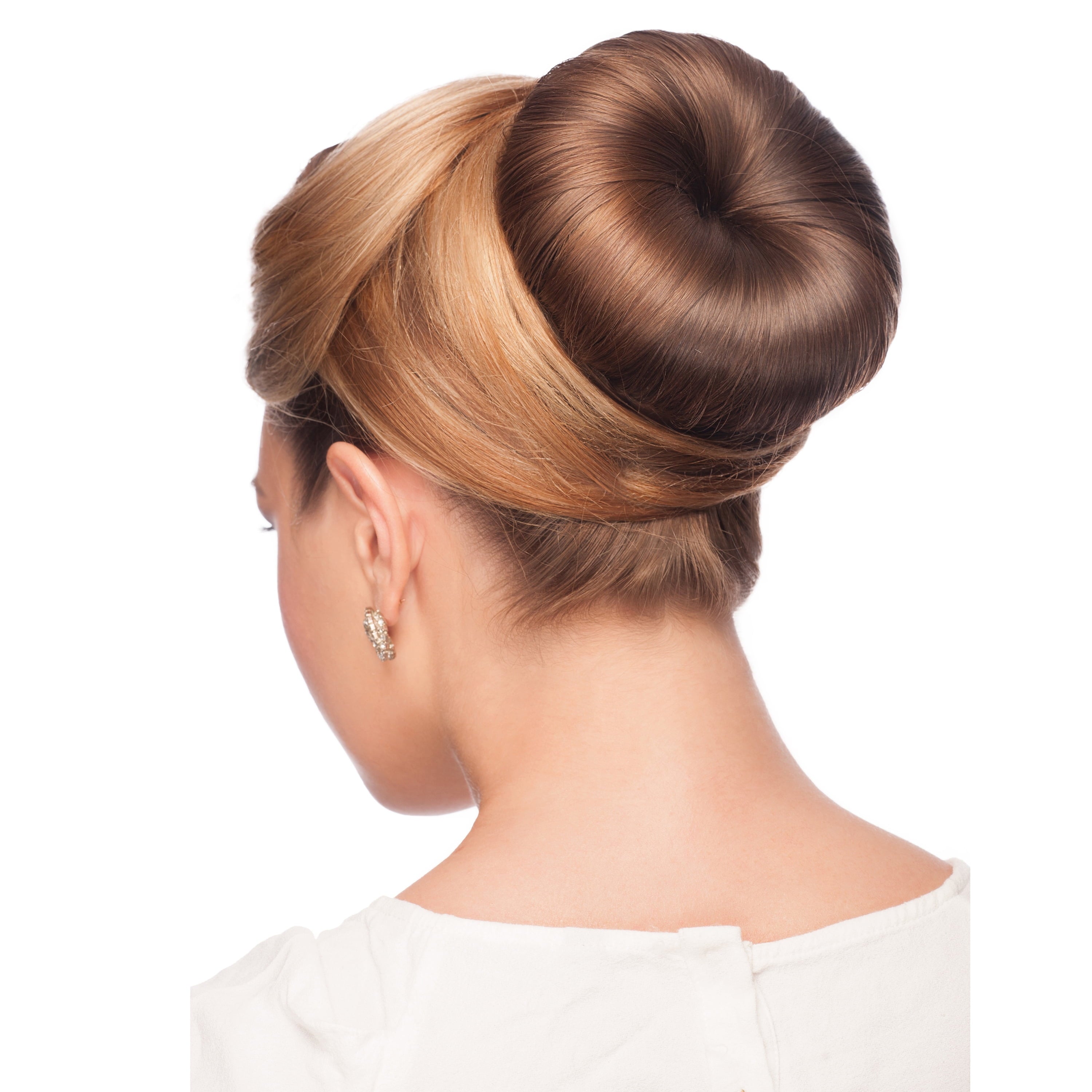 Beaute Galleria Hair Donut Bun Maker Ring Style Mesh Chignon Ballet Bun Updo