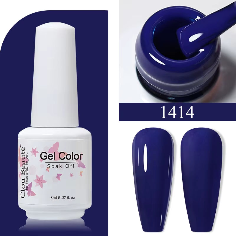 8ML Gel Polish Varnish Hema/Tpo Free Series 180-Colors New Arrivals Hot Sale Glitter Red Nails Art Base Top Coat