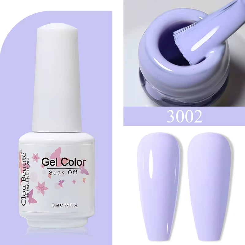 8ML Gel Polish Varnish Hema/Tpo Free Series 180-Colors New Arrivals Hot Sale Glitter Red Nails Art Base Top Coat