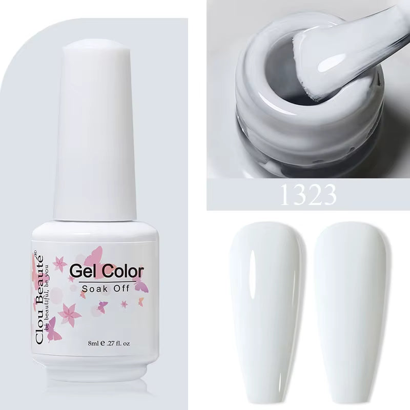 8ML Gel Polish Varnish Hema/Tpo Free Series 180-Colors New Arrivals Hot Sale Glitter Red Nails Art Base Top Coat