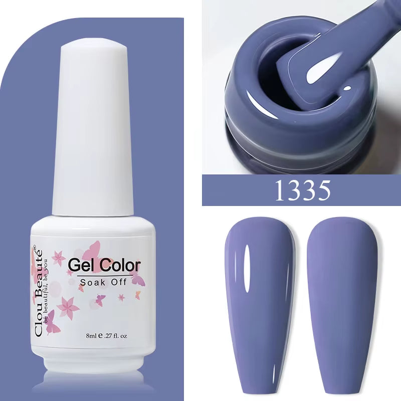 8ML Gel Polish Varnish Hema/Tpo Free Series 180-Colors New Arrivals Hot Sale Glitter Red Nails Art Base Top Coat