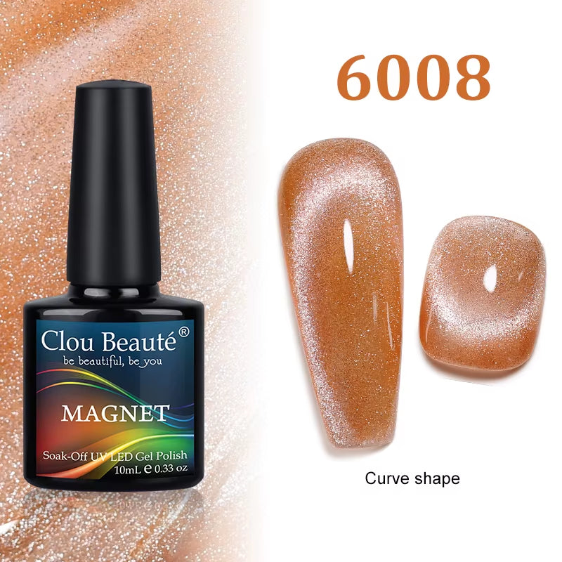 Cat Magnetic Gel Nail Polish 9D 5D 2D Galaxy Holographic Reflective Aurora Varnish Water Light Magnetic Gel