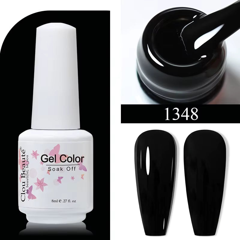 8ML Gel Polish Varnish Hema/Tpo Free Series 180-Colors New Arrivals Hot Sale Glitter Red Nails Art Base Top Coat