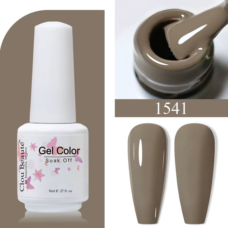 8ML Gel Polish Varnish Hema/Tpo Free Series 180-Colors New Arrivals Hot Sale Glitter Red Nails Art Base Top Coat