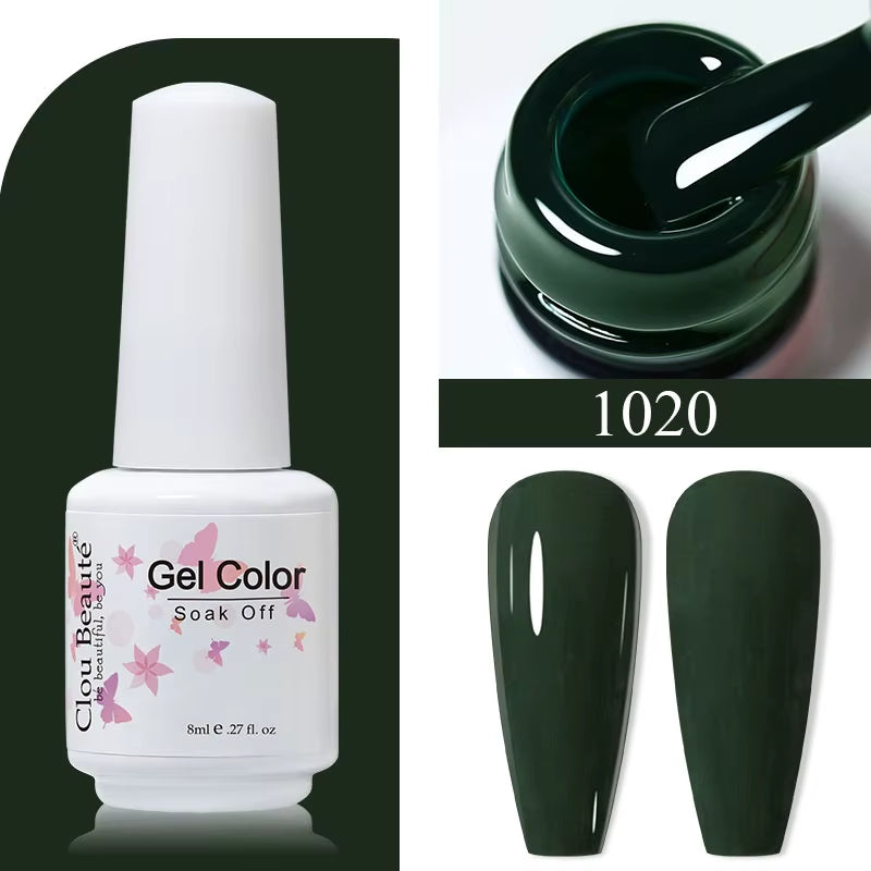8ML Gel Polish Varnish Hema/Tpo Free Series 180-Colors New Arrivals Hot Sale Glitter Red Nails Art Base Top Coat