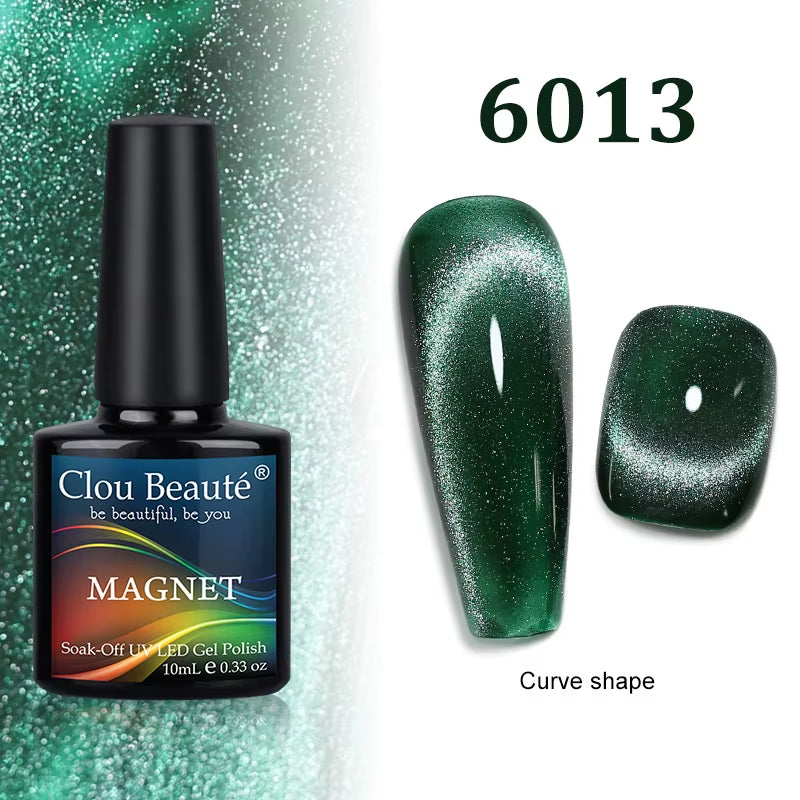 Cat Magnetic Gel Nail Polish 9D 5D 2D Galaxy Holographic Reflective Aurora Varnish Water Light Magnetic Gel