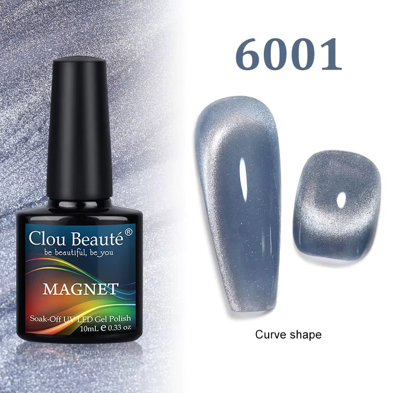 Cat Magnetic Gel Nail Polish 9D 5D 2D Galaxy Holographic Reflective Aurora Varnish Water Light Magnetic Gel