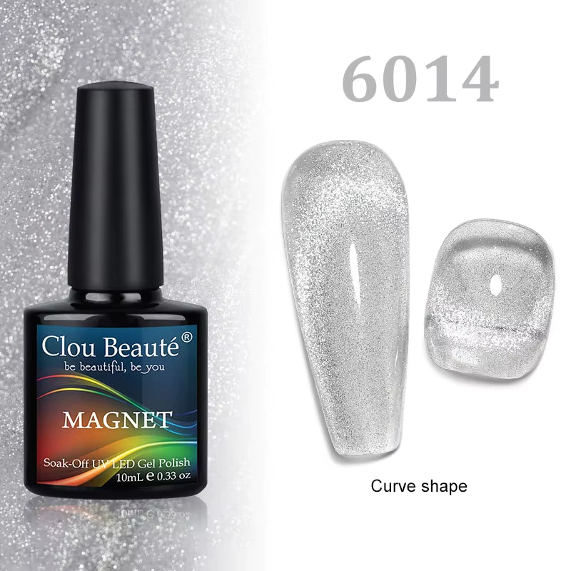 Cat Magnetic Gel Nail Polish 9D 5D 2D Galaxy Holographic Reflective Aurora Varnish Water Light Magnetic Gel