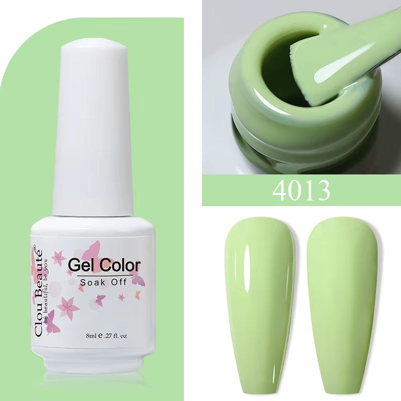 8ML Gel Polish Varnish Hema/Tpo Free Series 180-Colors New Arrivals Hot Sale Glitter Red Nails Art Base Top Coat