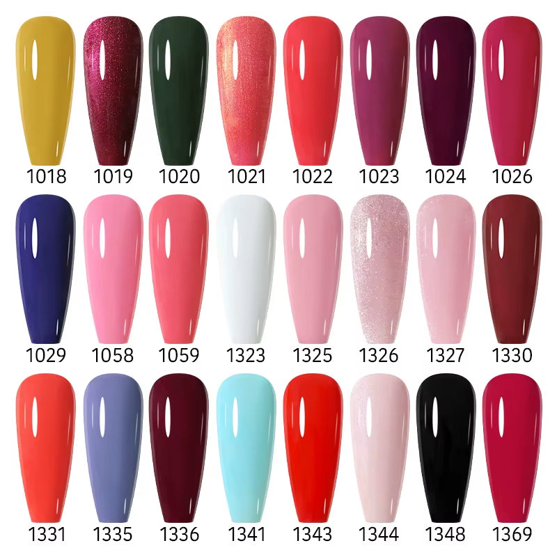 8ML Gel Polish Varnish Hema/Tpo Free Series 180-Colors New Arrivals Hot Sale Glitter Red Nails Art Base Top Coat