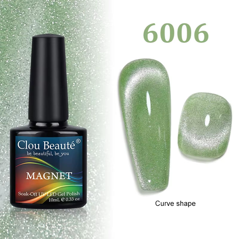 Cat Magnetic Gel Nail Polish 9D 5D 2D Galaxy Holographic Reflective Aurora Varnish Water Light Magnetic Gel