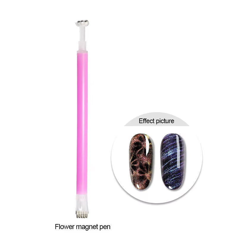 Cat Magnetic Gel Nail Polish 9D 5D 2D Galaxy Holographic Reflective Aurora Varnish Water Light Magnetic Gel