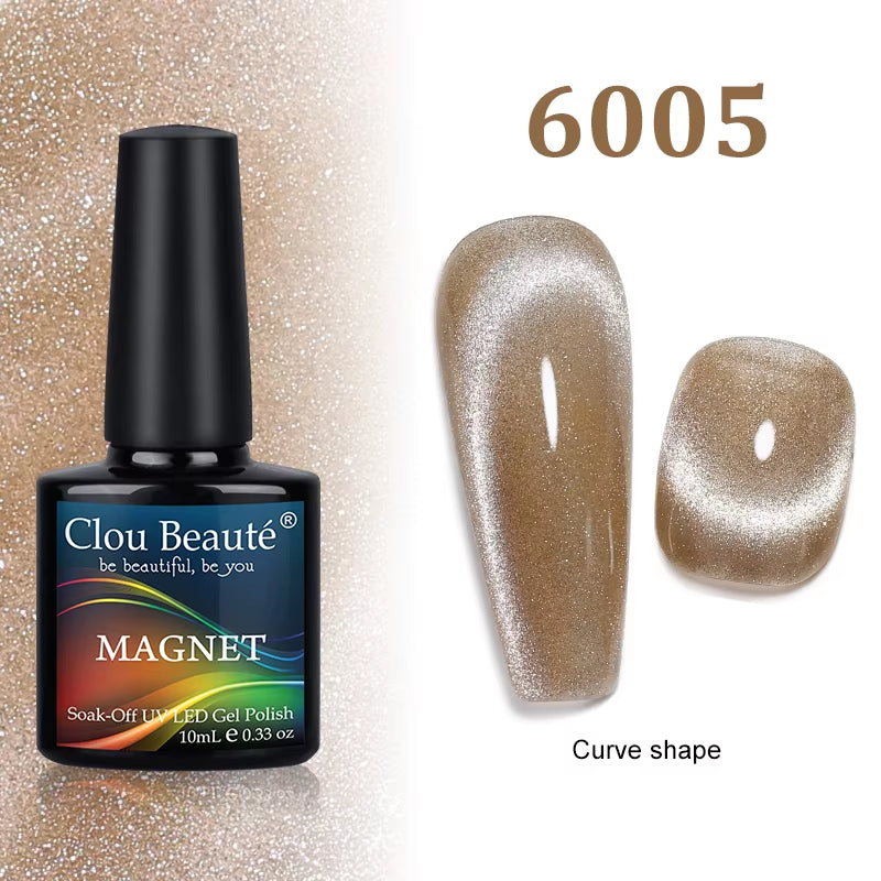 Cat Magnetic Gel Nail Polish 9D 5D 2D Galaxy Holographic Reflective Aurora Varnish Water Light Magnetic Gel