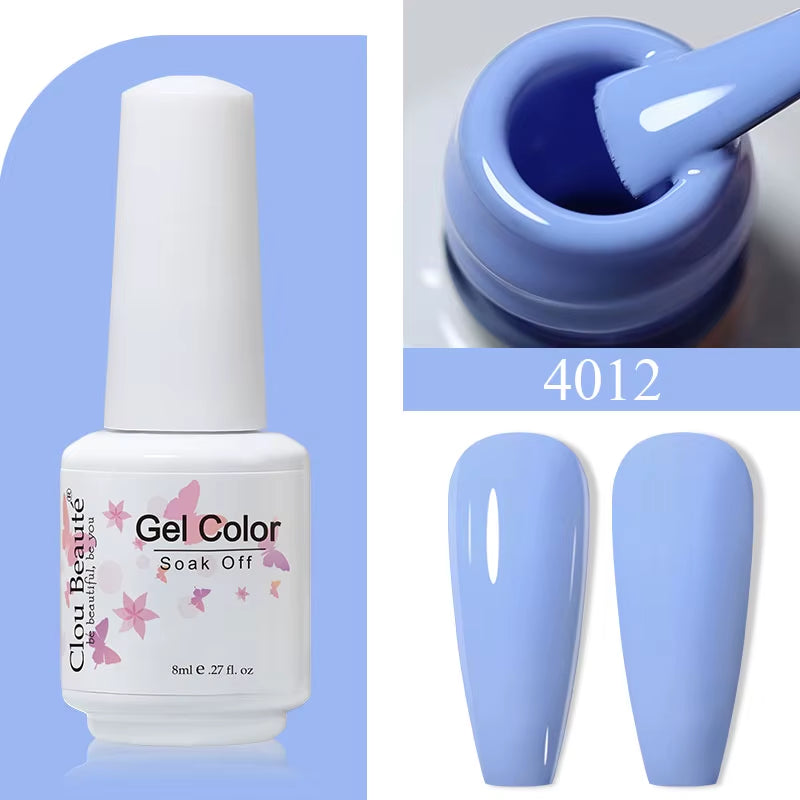8ML Gel Polish Varnish Hema/Tpo Free Series 180-Colors New Arrivals Hot Sale Glitter Red Nails Art Base Top Coat