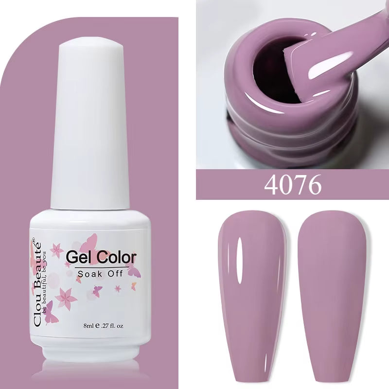 8ML Gel Polish Varnish Hema/Tpo Free Series 180-Colors New Arrivals Hot Sale Glitter Red Nails Art Base Top Coat