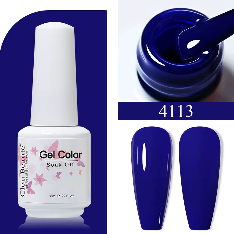8ML Gel Polish Varnish Hema/Tpo Free Series 180-Colors New Arrivals Hot Sale Glitter Red Nails Art Base Top Coat
