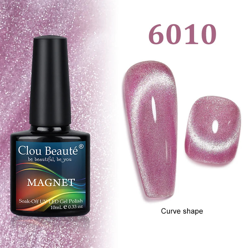Cat Magnetic Gel Nail Polish 9D 5D 2D Galaxy Holographic Reflective Aurora Varnish Water Light Magnetic Gel