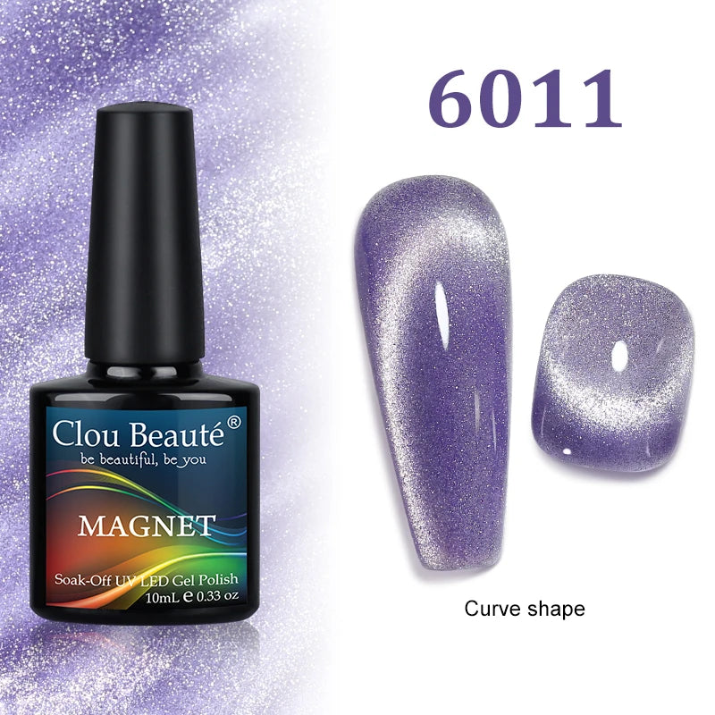 Cat Magnetic Gel Nail Polish 9D 5D 2D Galaxy Holographic Reflective Aurora Varnish Water Light Magnetic Gel