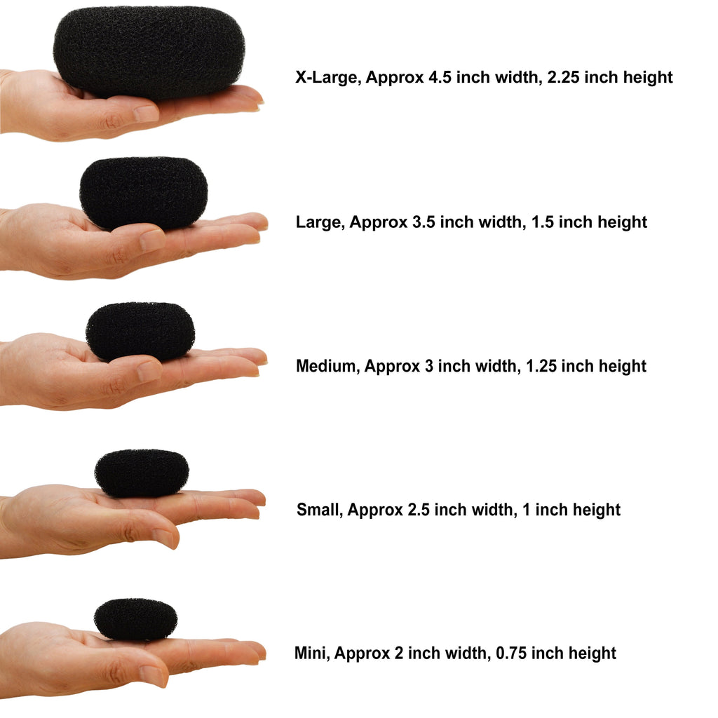Beaute Galleria Hair Donut Bun Maker Ring Style Mesh Chignon Ballet Bun Updo