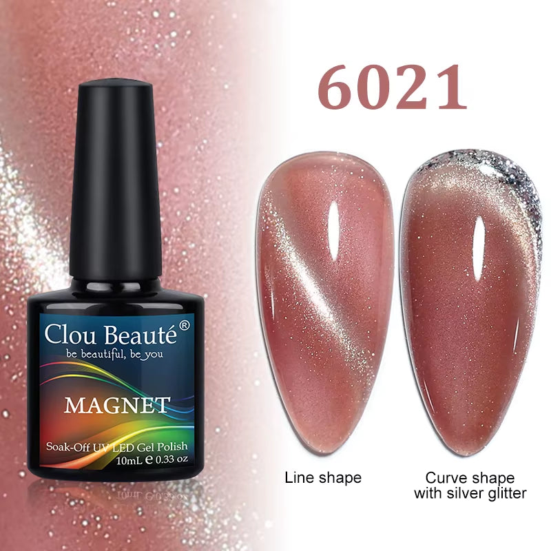 Cat Magnetic Gel Nail Polish 9D 5D 2D Galaxy Holographic Reflective Aurora Varnish Water Light Magnetic Gel