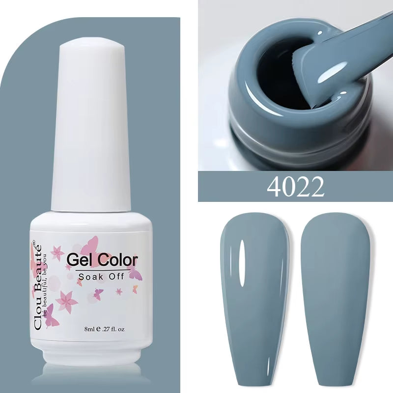 8ML Gel Polish Varnish Hema/Tpo Free Series 180-Colors New Arrivals Hot Sale Glitter Red Nails Art Base Top Coat