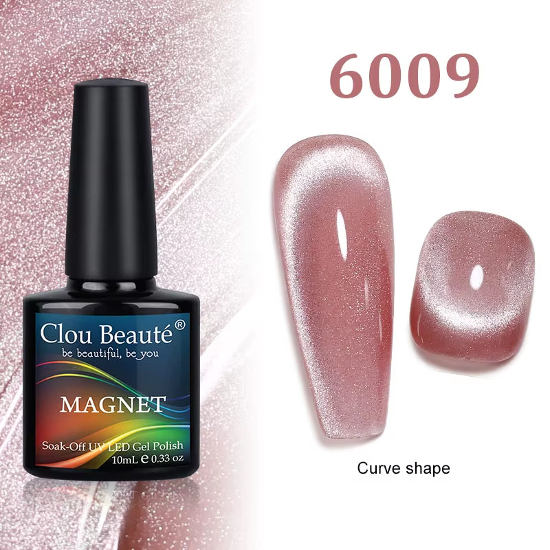 Cat Magnetic Gel Nail Polish 9D 5D 2D Galaxy Holographic Reflective Aurora Varnish Water Light Magnetic Gel