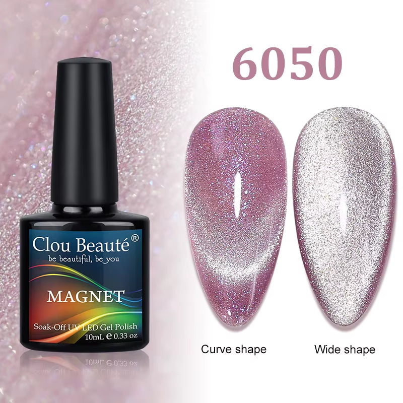 Cat Magnetic Gel Nail Polish 9D 5D 2D Galaxy Holographic Reflective Aurora Varnish Water Light Magnetic Gel